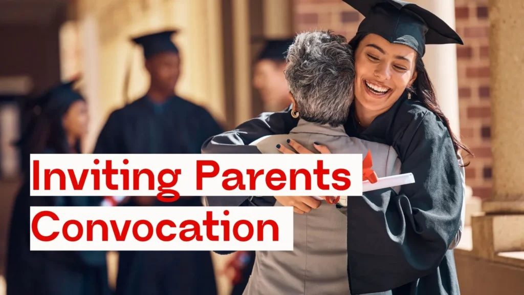 blog post on How to Invite Parents for Your Convocation in Canada