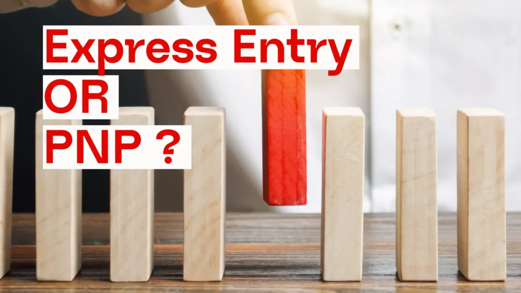 blog cover image for what is the difference between pnp and express entry